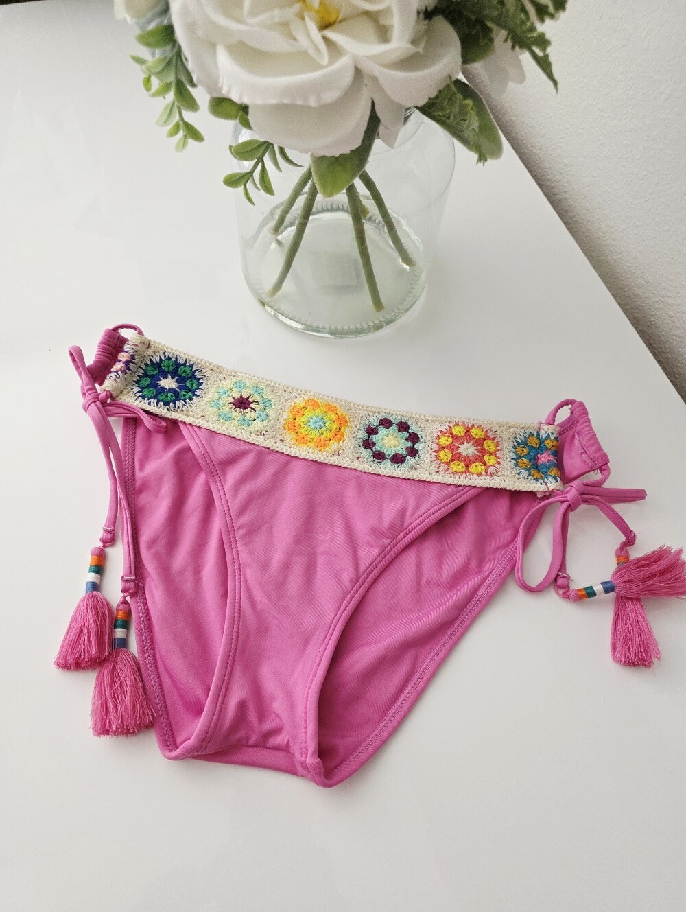 ISABELLA ROSE💘 1969 Halter Bikini Top & Tide Side Bikini Bottom SIZE M - Picture 12 of 16